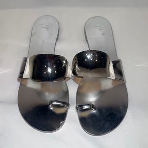 Silver Giuseppe Zanotti sandals